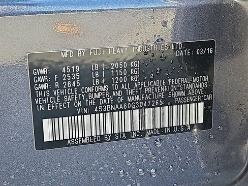 Used 2016 Subaru Legacy 2.5i image 14