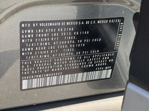 Used 2025 Volkswagen Tiguan S FWD image 24