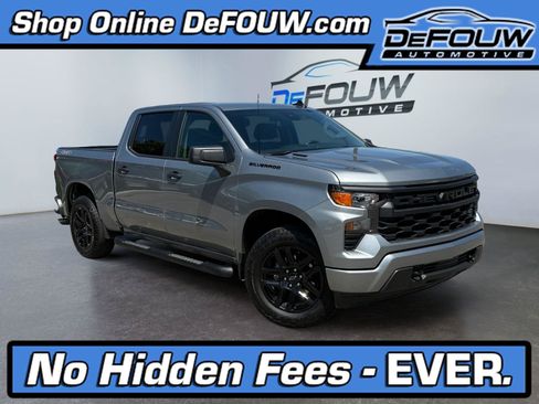 Used 2026 Chevrolet Silverado 1500 Custom w/ Turbomax Blackout Package AWD/4WD image 1