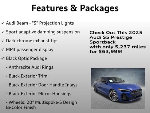Used 2025 Audi S5 Prestige w/ Prestige Package image 16