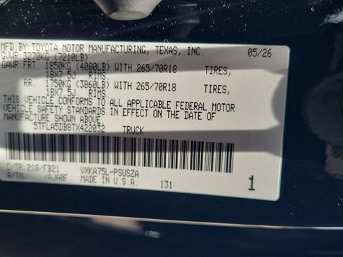 New 2026 Toyota Tundra SR5 AWD/4WD image 24