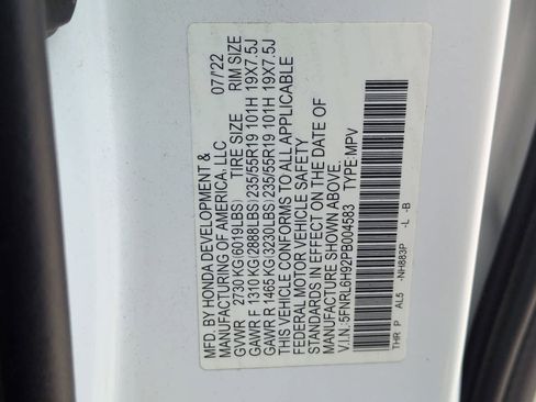 Used 2023 Honda Odyssey Elite image 35