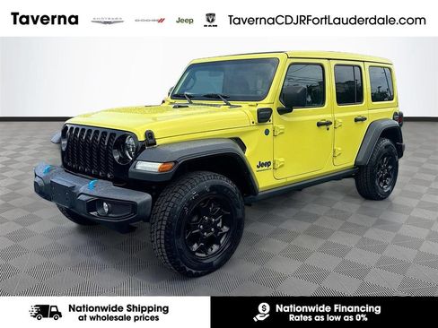 Used 2023 Jeep Wrangler Unlimited w/ Sun & Screen Package AWD/4WD image 1