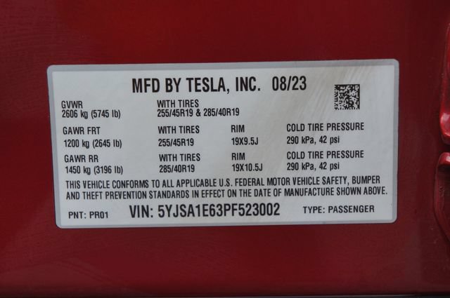 Used 2023 Tesla Model S Plaid AWD/4WD image 39