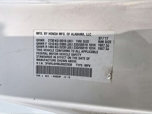 Used 2018 Honda Odyssey Elite image 35