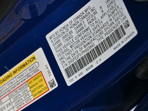 Certified 2023 Honda Civic Sport image 29