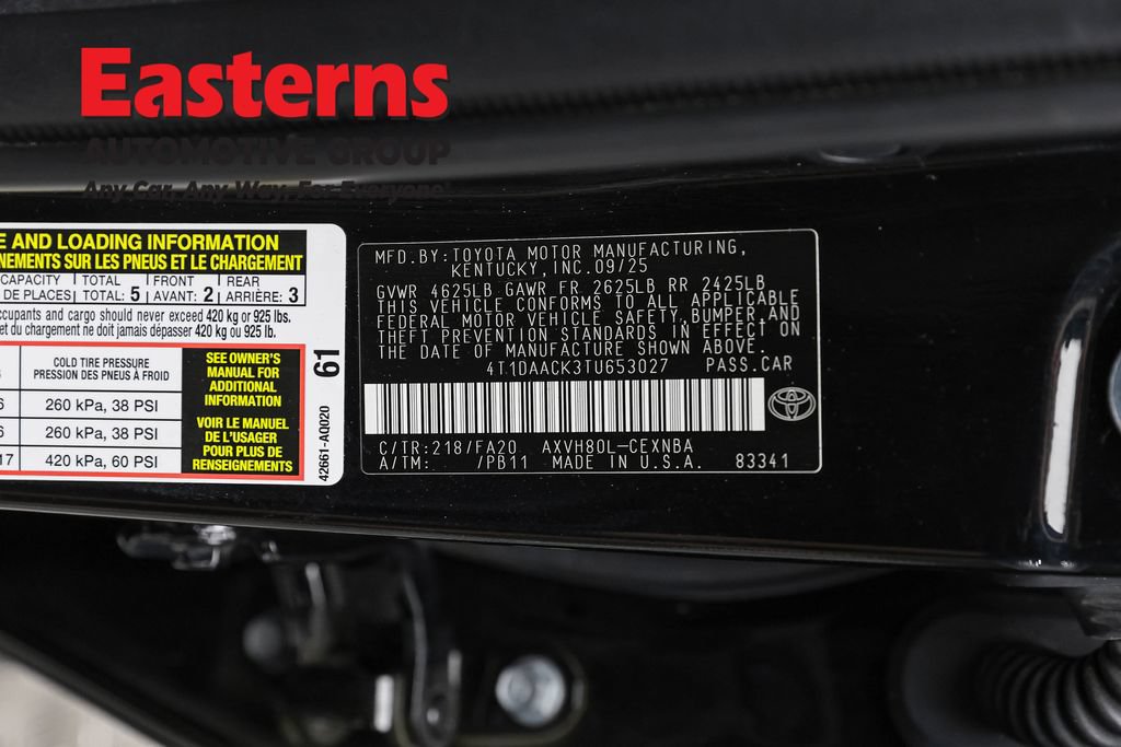 Used 2026 Toyota Camry LE FWD image 35