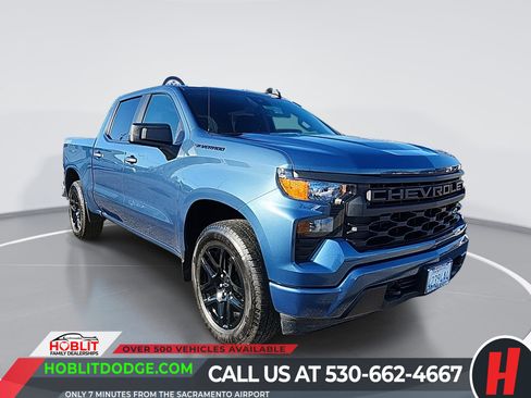 Used 2024 Chevrolet Silverado 1500 Custom w/ LPO, Dark Essentials Package image 1