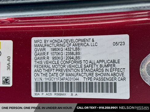 Used 2023 Honda Accord EX image 30