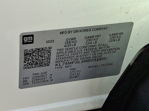 Certified 2024 Chevrolet TrailBlazer LT w/ LT Cold Weather Package FWD image 25