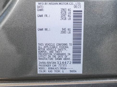 Used 2024 Nissan Altima 2.5 SV FWD image 31