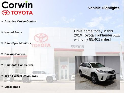 Used 2019 Toyota Highlander XLE image 6