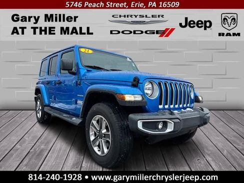 Used 2021 Jeep Wrangler Unlimited Sahara image 1