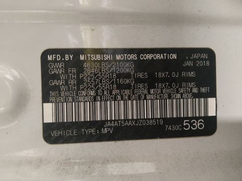 Used 2018 Mitsubishi Eclipse Cross SEL AWD/4WD image 33