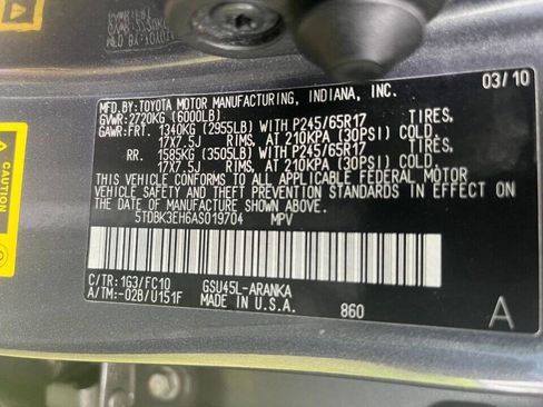 Used 2010 Toyota Highlander 4WD image 11