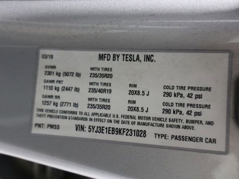 Used 2019 Tesla Model 3 Long Range AWD/4WD image 36