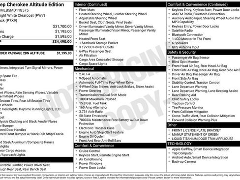 Used 2021 Jeep Cherokee Latitude Plus image 38