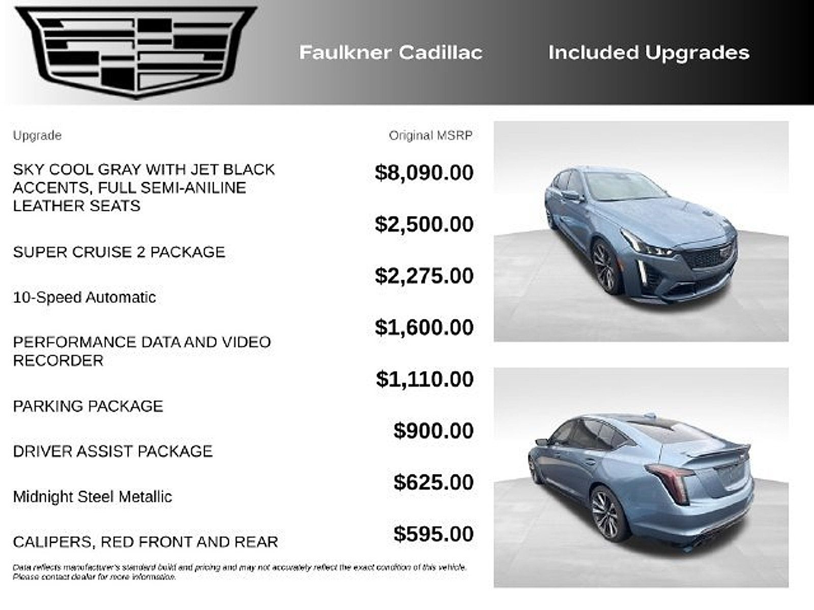 Used 2024 Cadillac CT5 V Blackwing w/ Super Cruise 2 Package RWD image 11