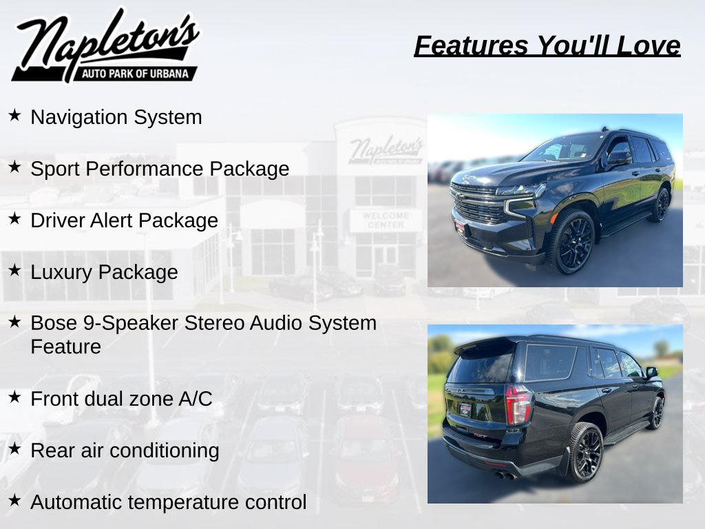 Used 2022 Chevrolet Tahoe RST w/ Sport Performance Package AWD/4WD image 8