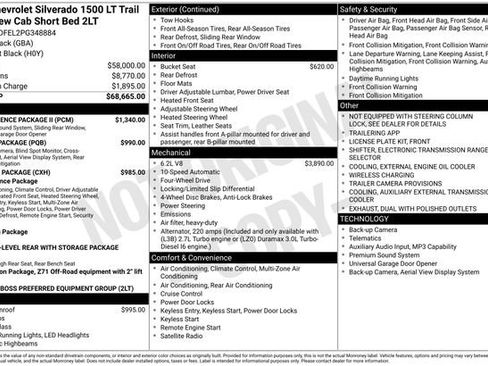 Certified 2023 Chevrolet Silverado 1500 LT Trail Boss w/ Convenience Package II AWD/4WD image 6