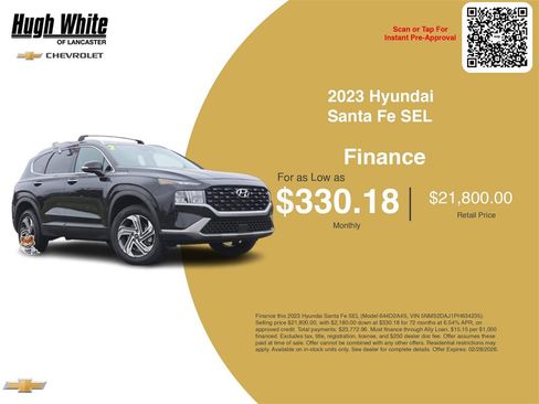 Used 2023 Hyundai Santa Fe SEL image 3