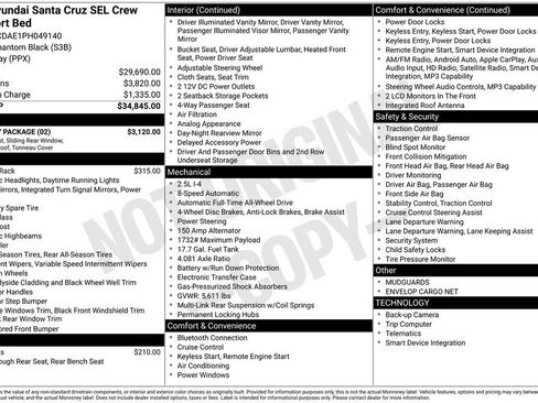 Used 2023 Hyundai Santa Cruz SEL w/ Activity Package image 3