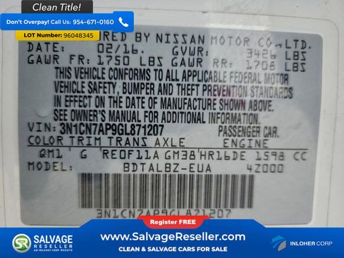 Used 2016 Nissan Versa SV image 16