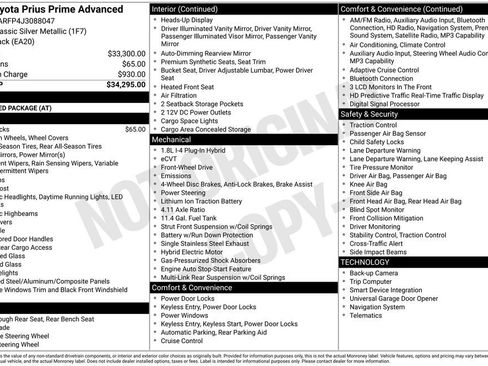 Used 2018 Toyota Prius Prime Advanced FWD image 16