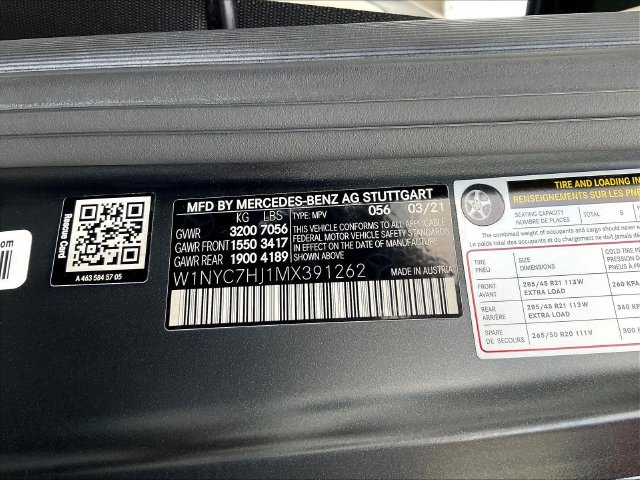 Used 2021 Mercedes-Benz G 63 AMG 4MATIC image 21