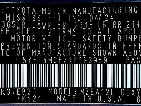Certified 2024 Toyota Corolla XSE FWD image 25