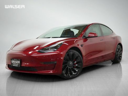 Used 2023 Tesla Model 3 Performance AWD/4WD image 1