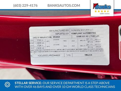 Certified 2024 Chevrolet Silverado 1500 RST w/ True North Edition Plus image 8