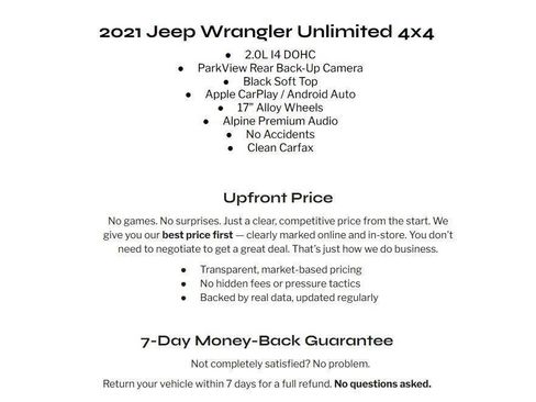 Used 2021 Jeep Wrangler Unlimited Sport AWD/4WD image 36