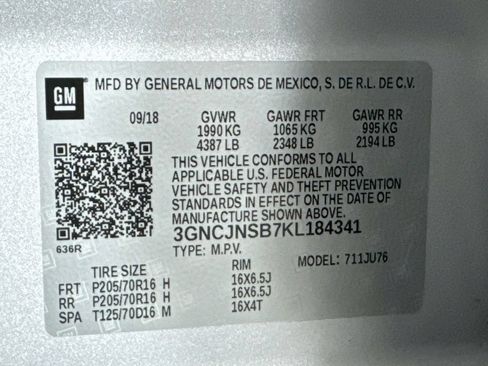 Used 2019 Chevrolet Trax LS w/ LPO, Protection Package AWD/4WD image 28