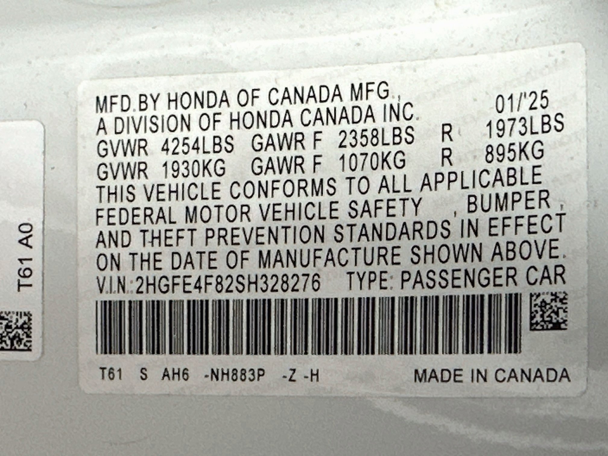 Used 2025 Honda Civic Sport image 12