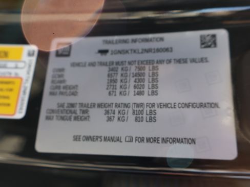 Used 2022 Chevrolet Tahoe High Country w/ Max Trailering Package image 12