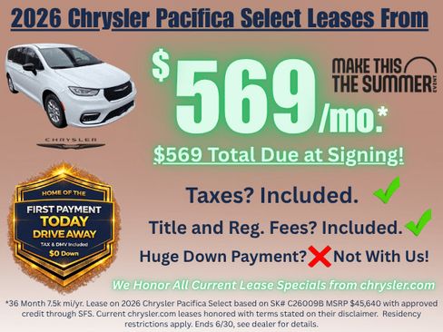 New 2026 Chrysler Pacifica Select FWD image 18