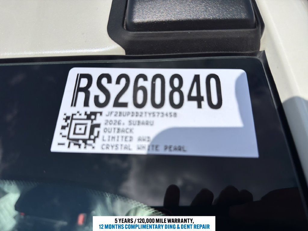 New 2026 Subaru Outback Limited AWD/4WD image 12