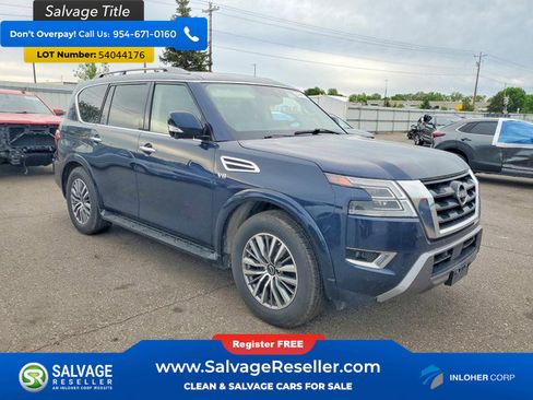 Used 2021 Nissan Armada SL w/ Captain's Chairs Package AWD/4WD image 5