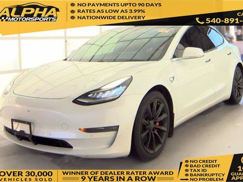 Used 2018 Tesla Model 3 Long Range AWD/4WD image 1
