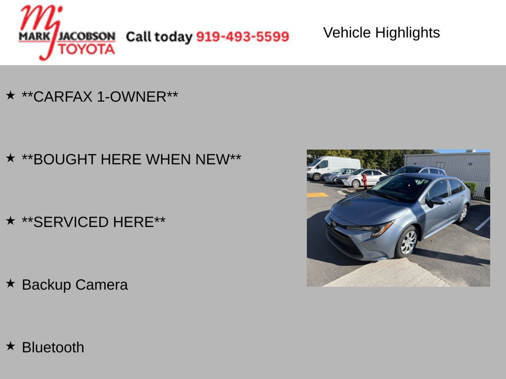 Used 2026 Toyota Corolla LE FWD image 6