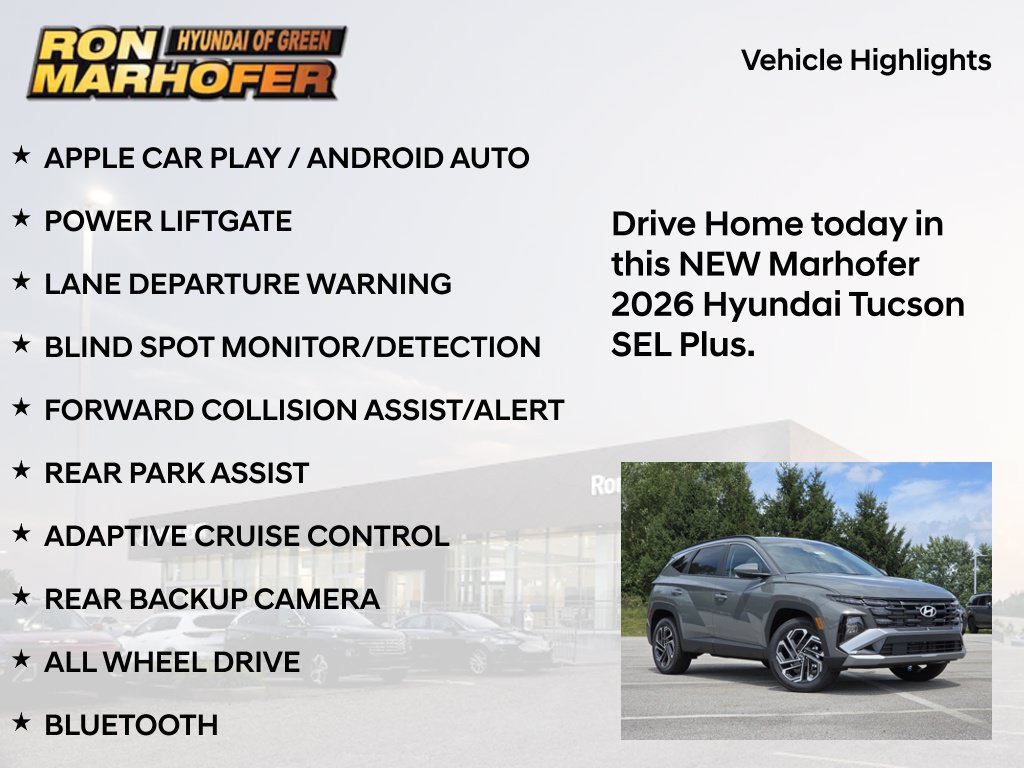 New 2026 Hyundai Tucson SEL Plus AWD/4WD image 14