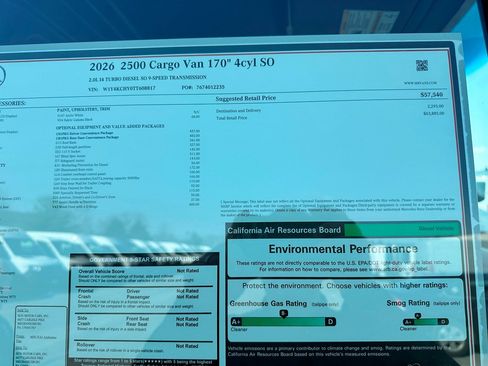 New 2026 Mercedes-Benz Sprinter 2500 image 24