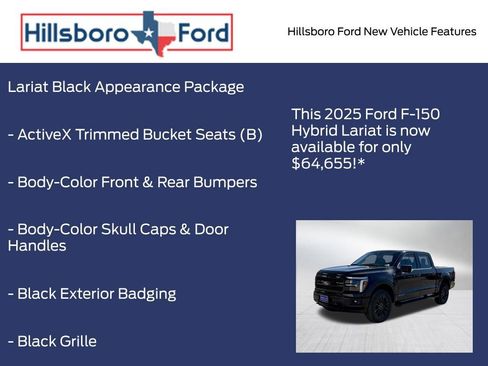 New 2025 Ford F150 Lariat w/ Equipment Group 502A High image 5