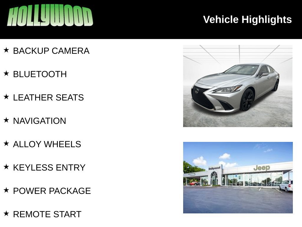 Used 2022 Lexus ES 350 F Sport w/ Accessory Package 2 FWD image 3