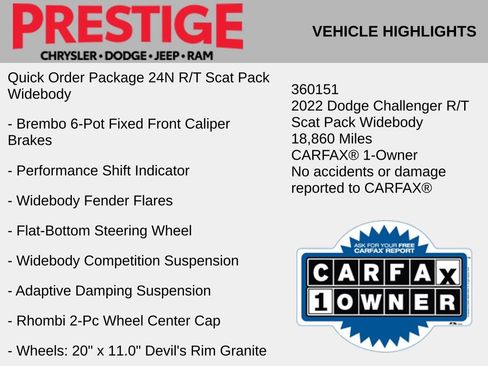 Used 2022 Dodge Challenger R/T Scat Pack image 2