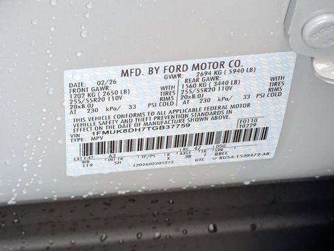 New 2026 Ford Explorer Active w/ Active Comfort Package AWD/4WD image 57
