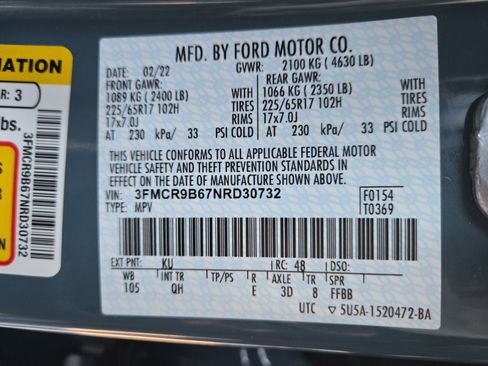 Certified 2022 Ford Bronco Sport Big Bend w/ Convenience Package image 28