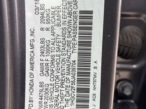 Used 2018 Honda Accord EX-L image 11