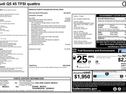 Used 2021 Audi Q5 2.0T Premium Plus
